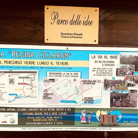Appartamento Tra Aeroporto Davinci E Fiera Di Roma Fiumicino Bagian luar foto