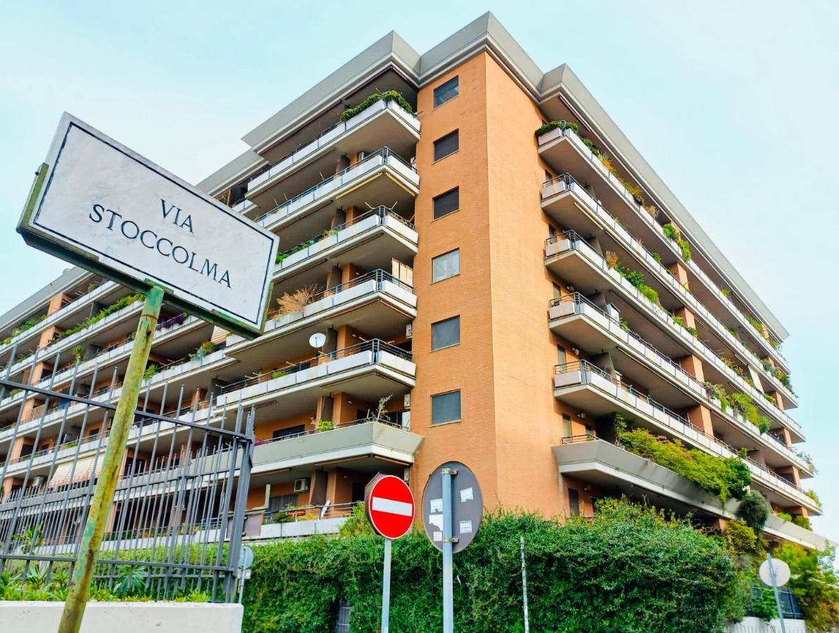 Appartamento Tra Aeroporto Davinci E Fiera Di Roma Fiumicino Bagian luar foto