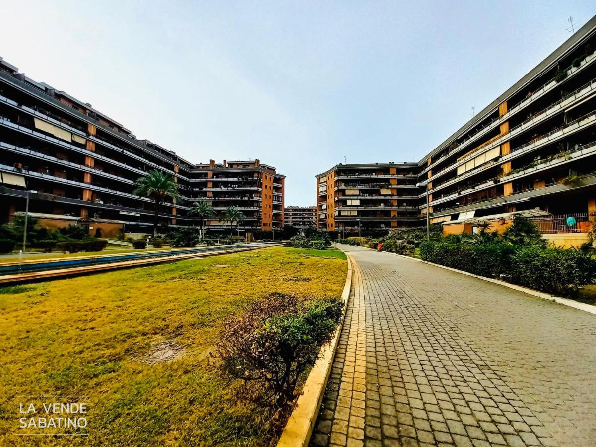Appartamento Tra Aeroporto Davinci E Fiera Di Roma Fiumicino Bagian luar foto